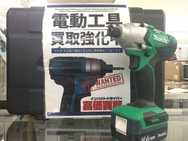 入荷情報：美品 ｍａｋｉｔａ 充電式インパクトドライバ― マキタ